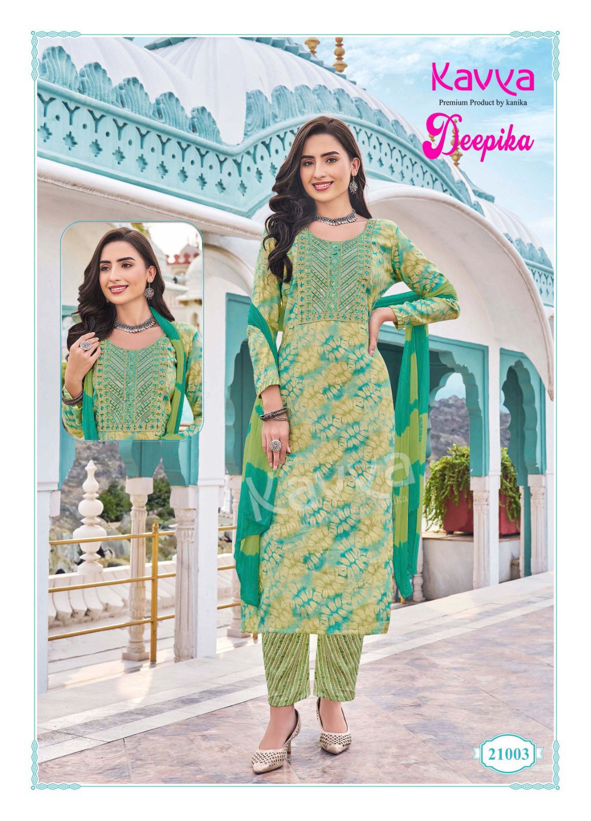 Deepika Vol 21 Kavya Capsule Readymade Pant Style Suits Wholesale Rate