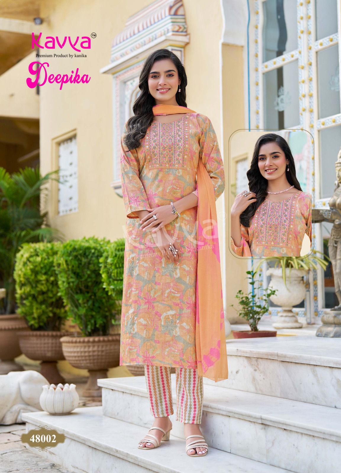 Deepika Vol 48 Kavya Capsule Readymade Pant Style Suits Wholesaler India