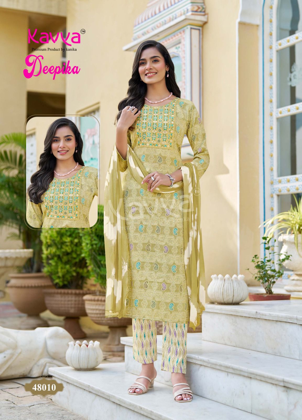 Deepika Vol 48 Kavya Capsule Readymade Pant Style Suits Wholesaler India
