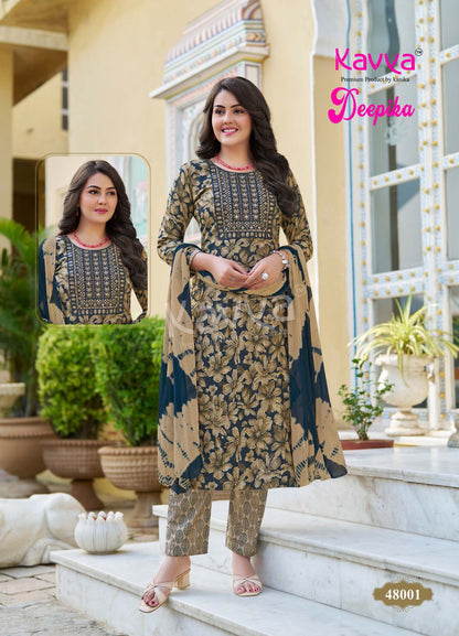 Deepika Vol 48 Kavya Capsule Readymade Pant Style Suits Wholesaler India