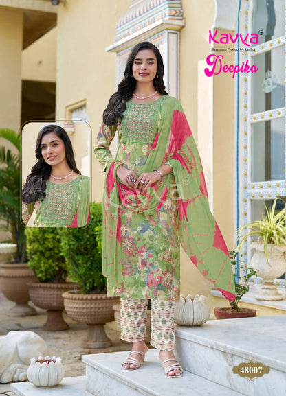 Deepika Vol 48 Kavya Capsule Readymade Pant Style Suits Wholesaler India