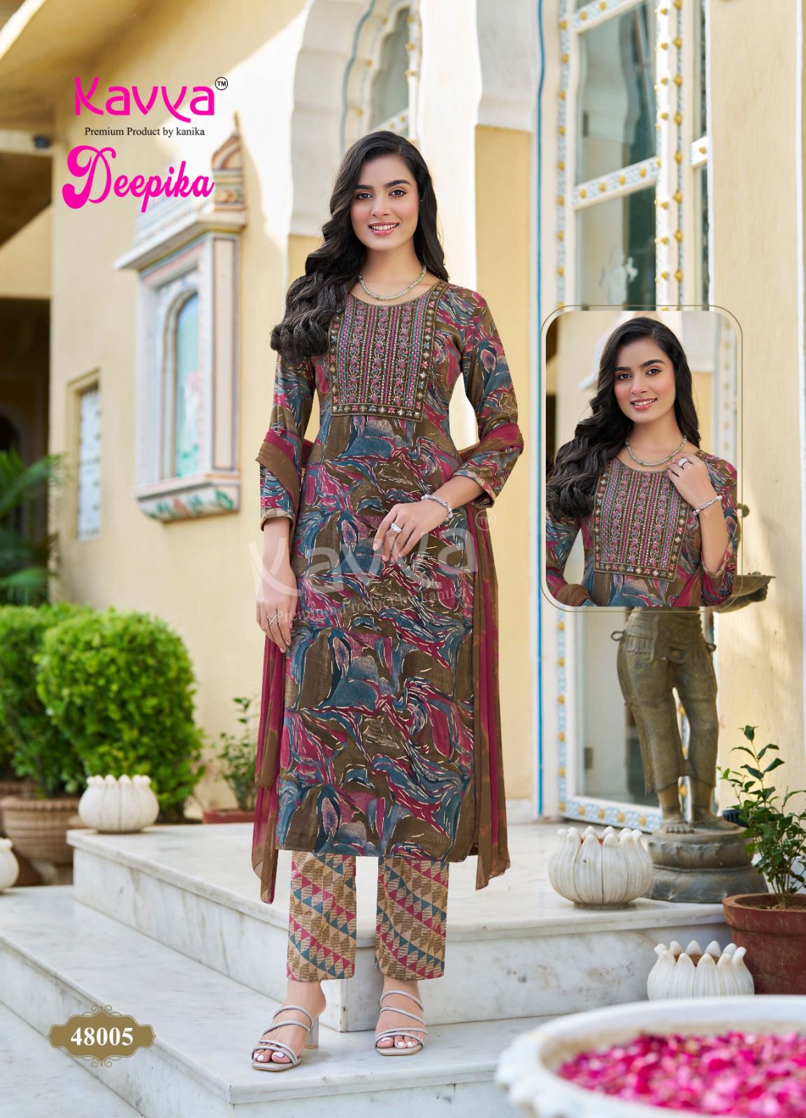 Deepika Vol 48 Kavya Capsule Readymade Pant Style Suits Wholesaler India