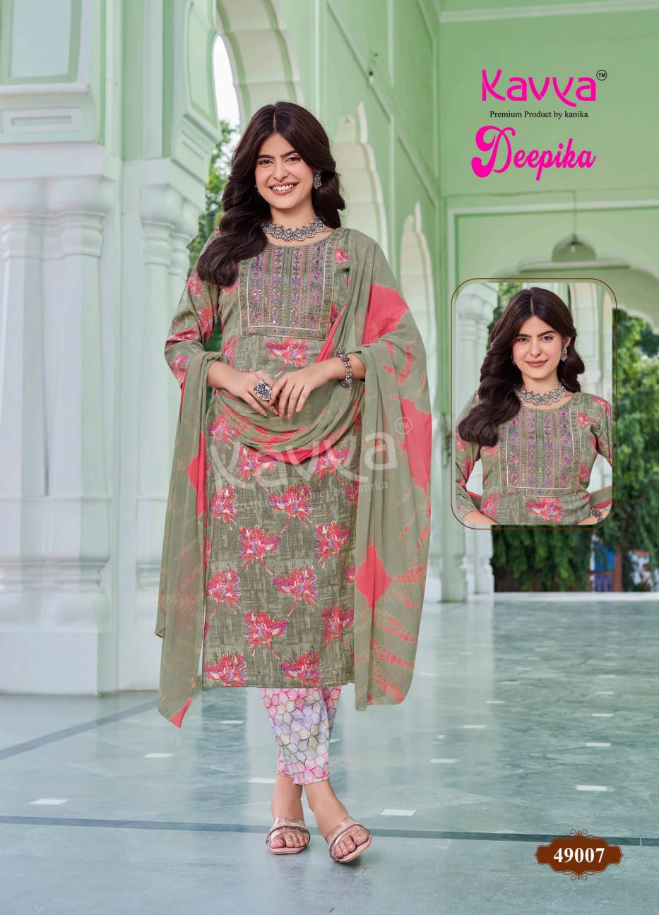 Deepika Vol 49 Kavya Capsule Readymade Pant Style Suits Wholesaler