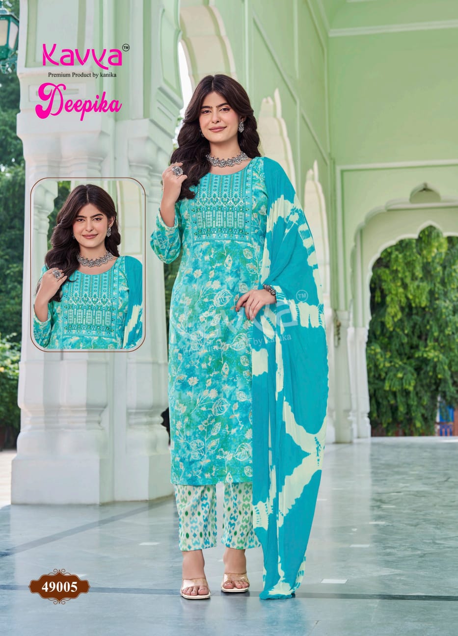 Deepika Vol 49 Kavya Capsule Readymade Pant Style Suits Wholesaler