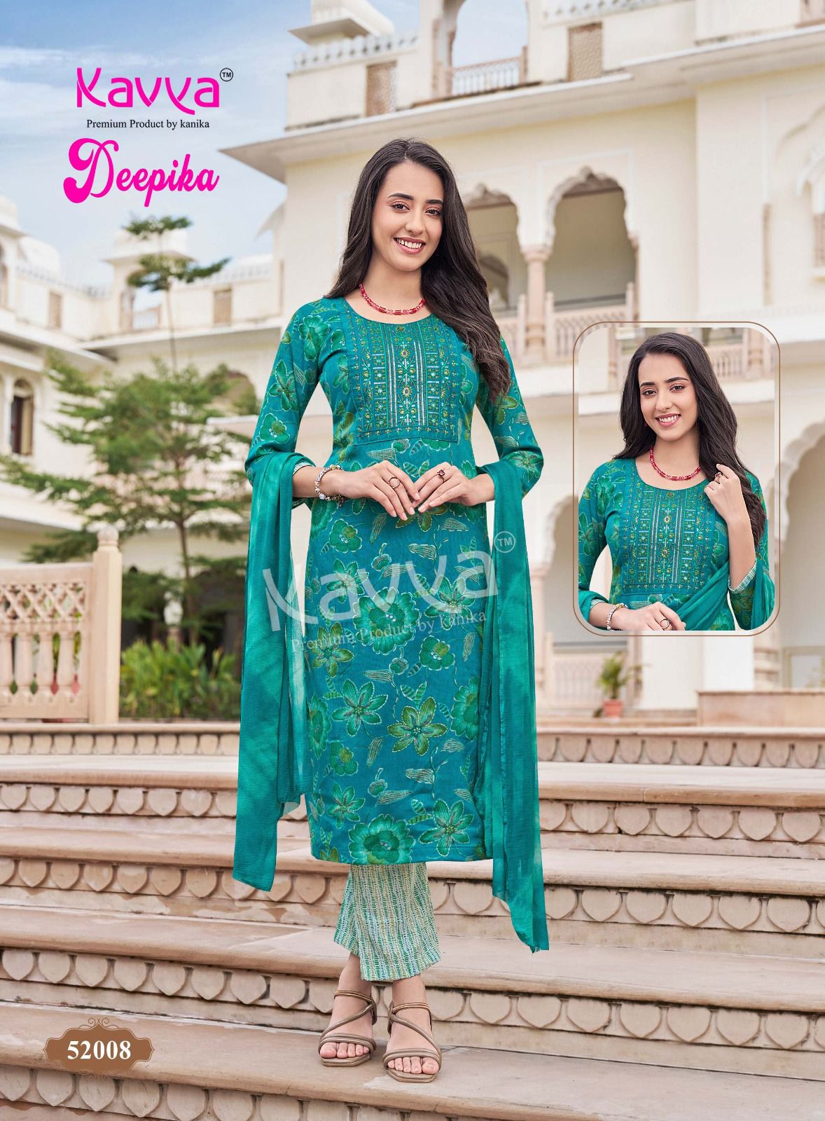 Deepika Vol 52 Kavya Capsule Readymade Pant Style Suits Wholesaler Gujarat