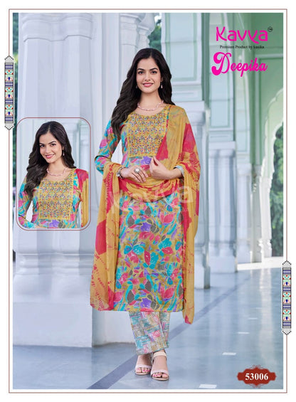 Deepika Vol 53 Kavya Readymade Pant Style Suits Supplier Ahmedabad