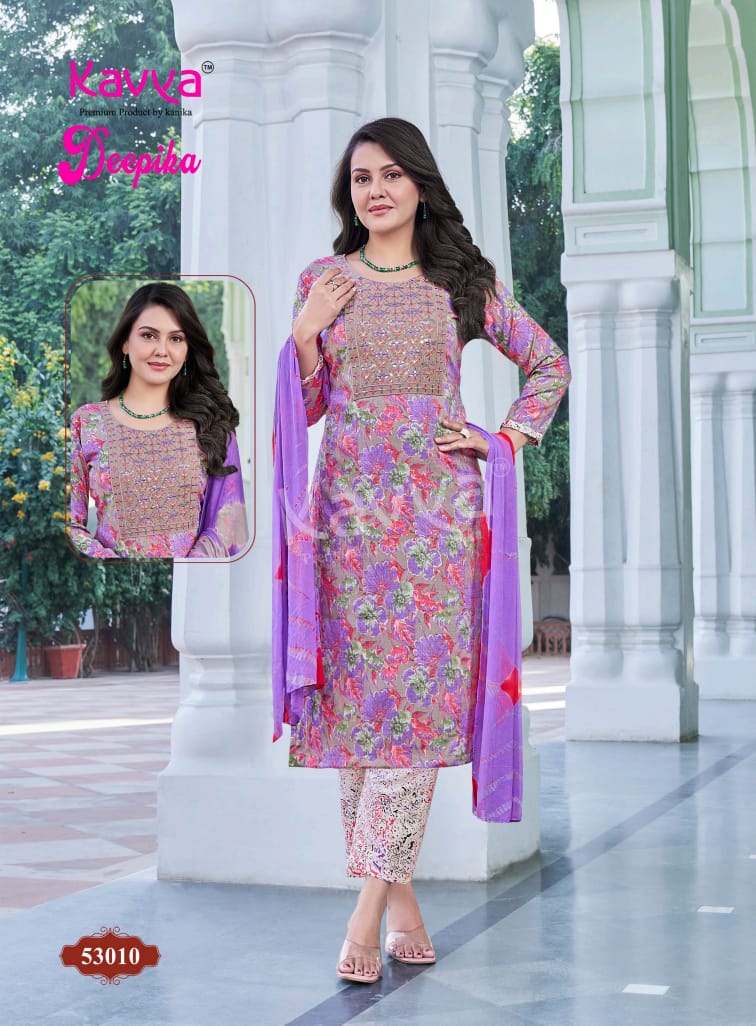 Deepika Vol 53 Kavya Readymade Pant Style Suits Supplier Ahmedabad