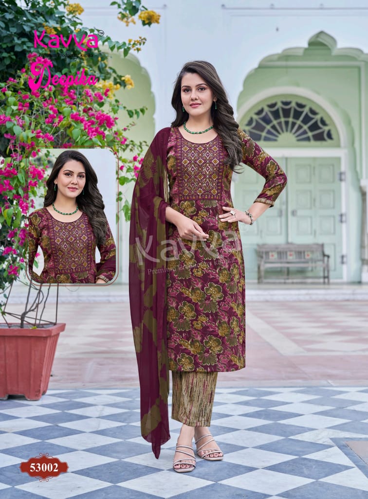 Deepika Vol 53 Kavya Readymade Pant Style Suits Supplier Ahmedabad