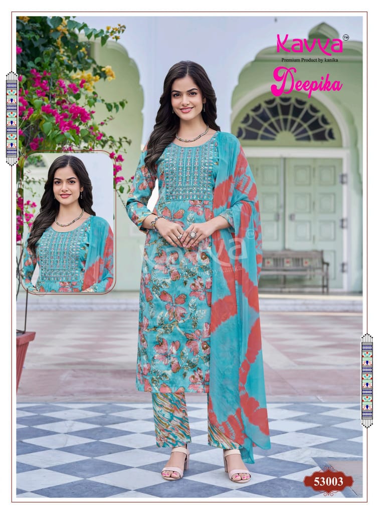 Deepika Vol 53 Kavya Readymade Pant Style Suits Supplier Ahmedabad