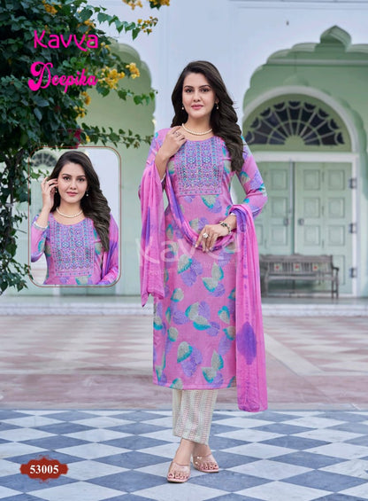 Deepika Vol 53 Kavya Readymade Pant Style Suits Supplier Ahmedabad