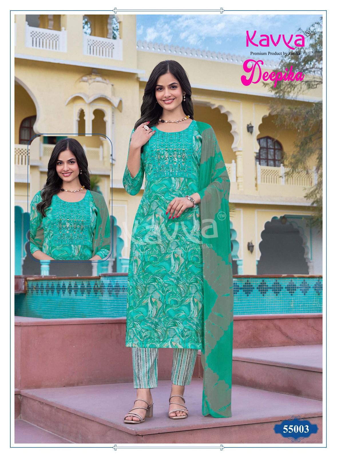 Deepika Vol 55 Kavya Readymade Pant Style Suits Manufacturer Ahmedabad