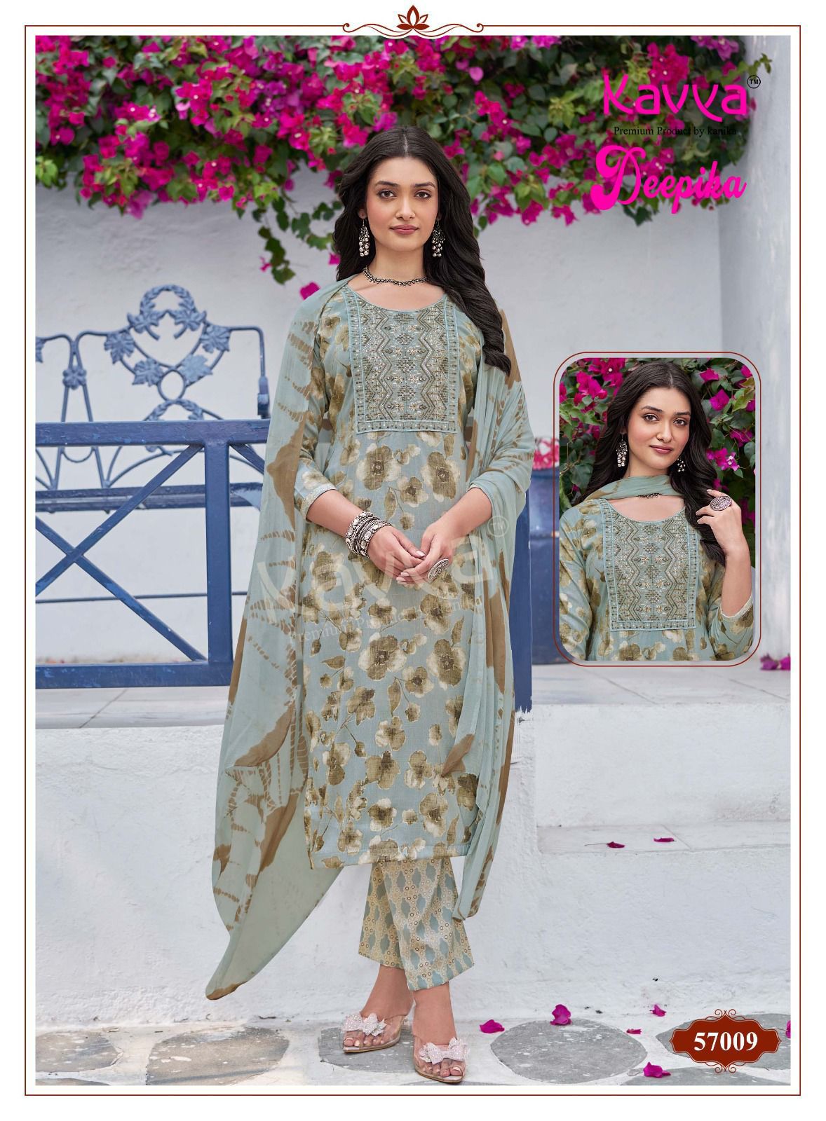 Deepika Vol 57 Kavya Capsule Readymade Pant Style Suits Exporter India