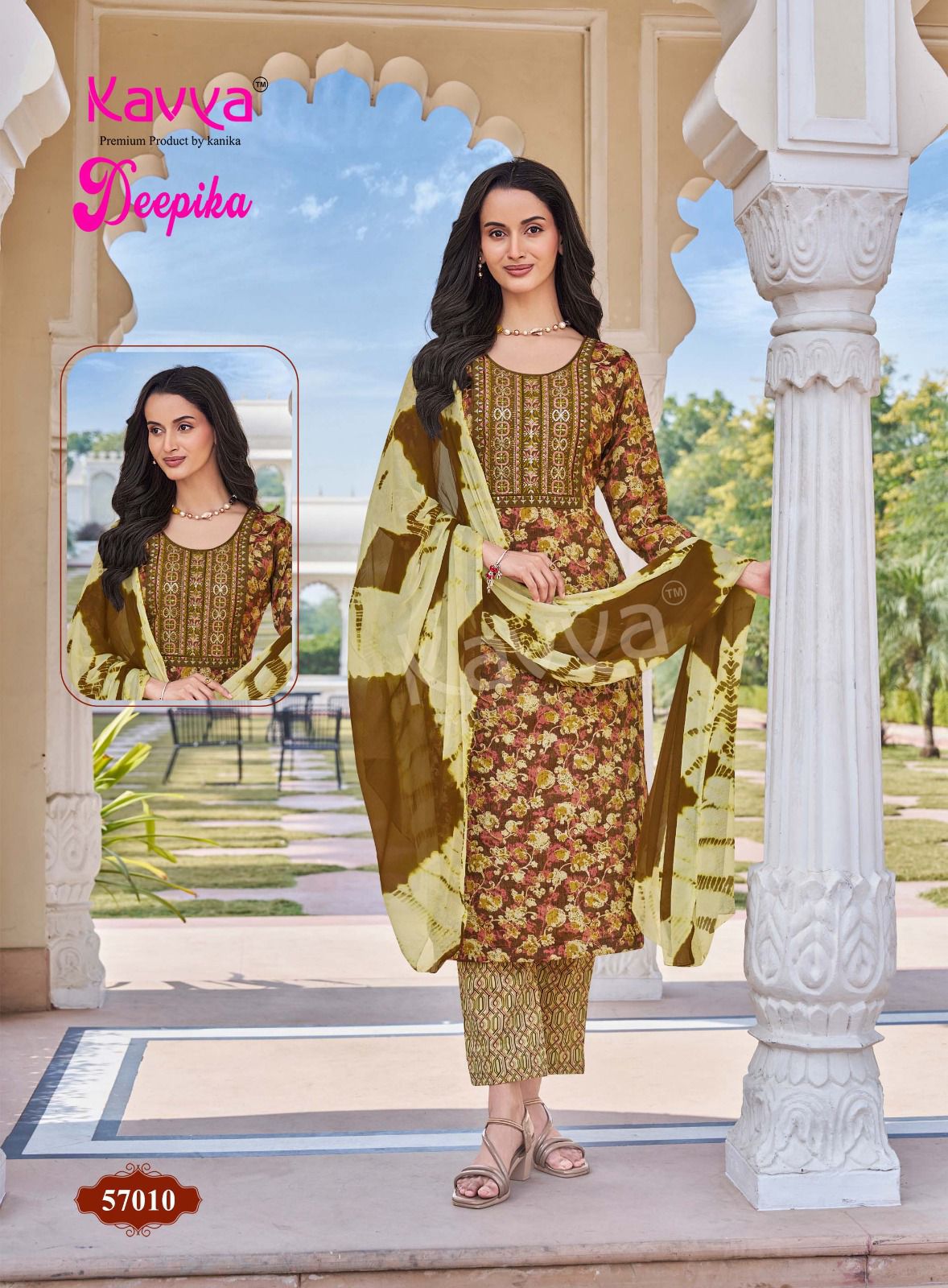Deepika Vol 57 Kavya Capsule Readymade Pant Style Suits Exporter India