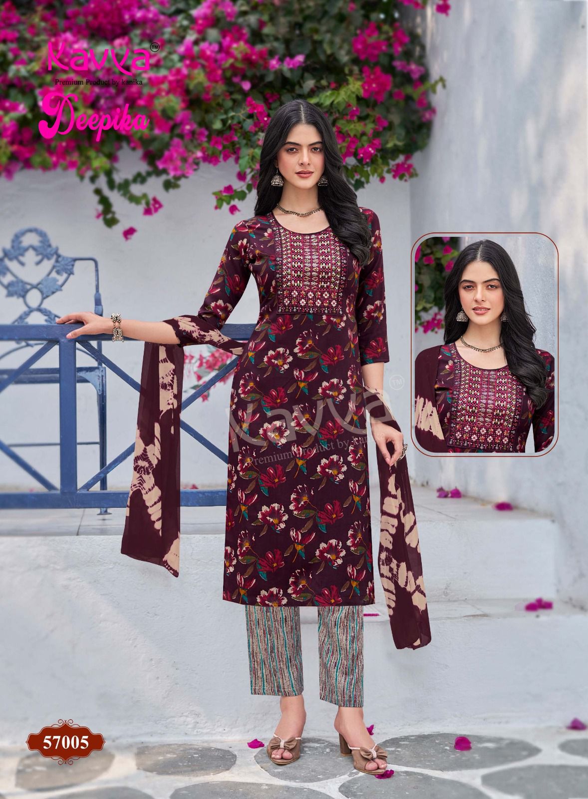 Deepika Vol 57 Kavya Capsule Readymade Pant Style Suits Exporter India