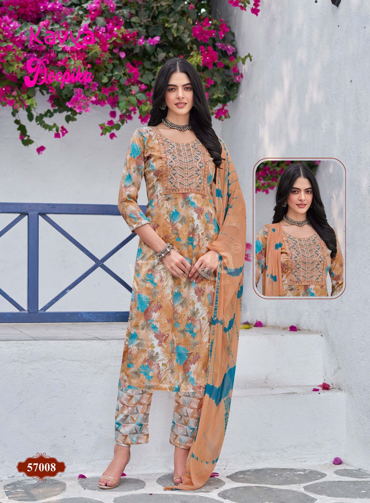 Deepika Vol 57 Kavya Capsule Readymade Pant Style Suits Exporter India