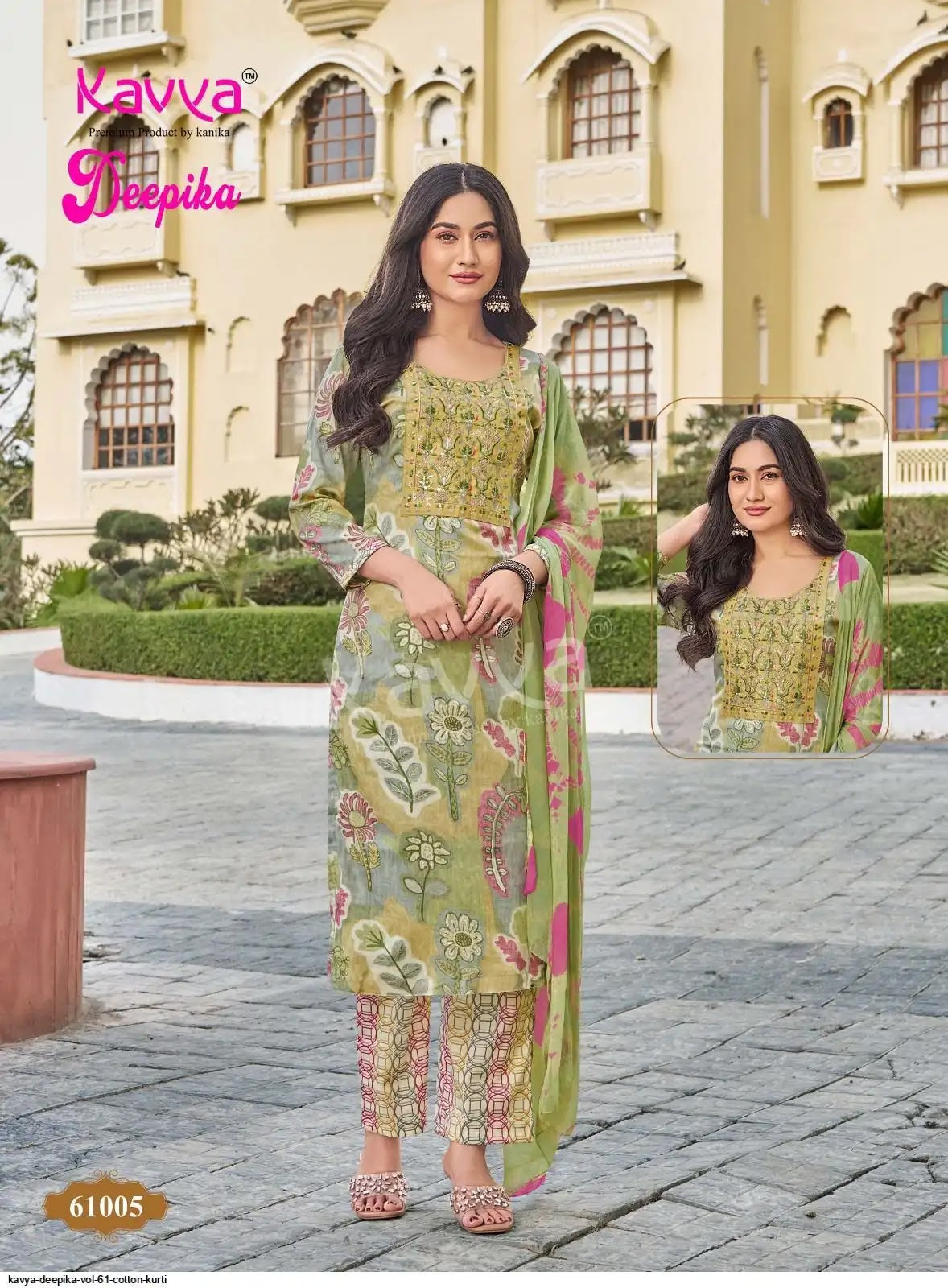 Deepika Vol 61 Kavya Capsule Readymade Pant Style Suits Wholesale Price