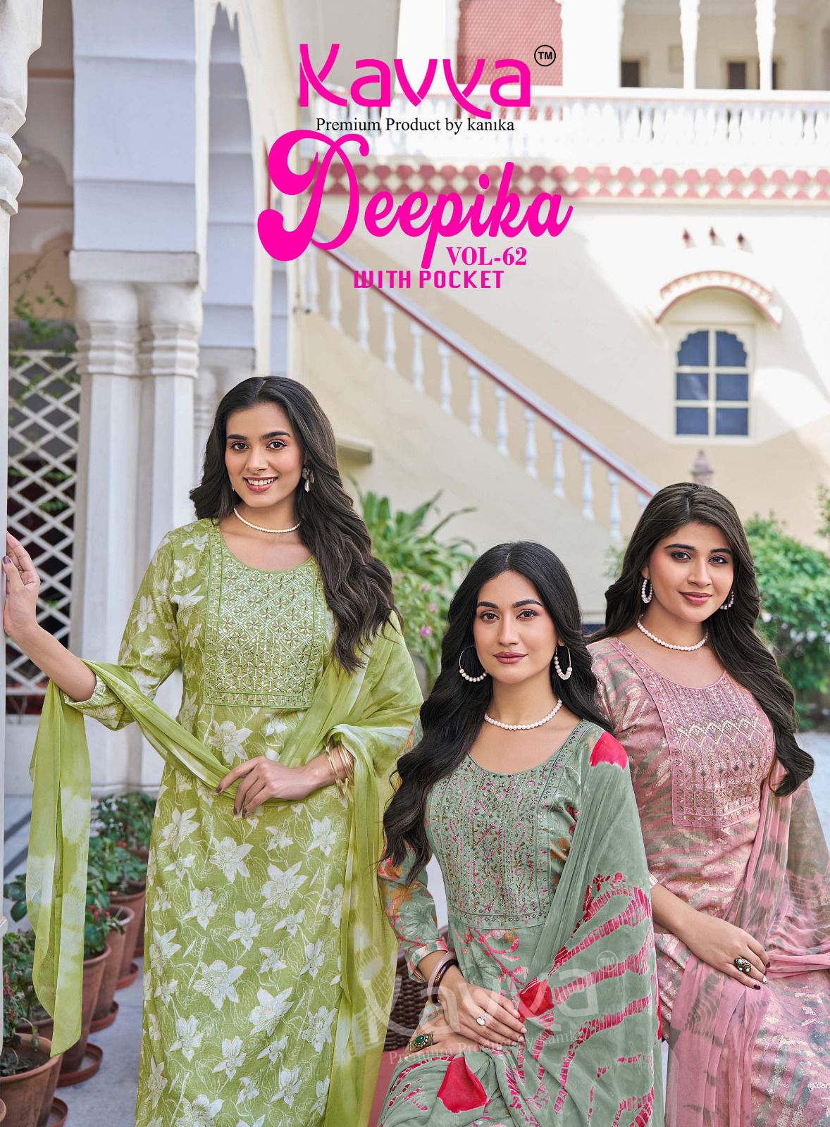 Deepika Vol 62 Kavya Capsule Readymade Pant Style Suits Manufacturer India