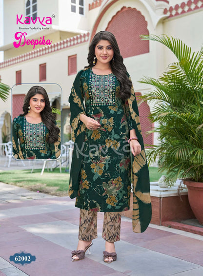 Deepika Vol 62 Kavya Capsule Readymade Pant Style Suits Manufacturer India