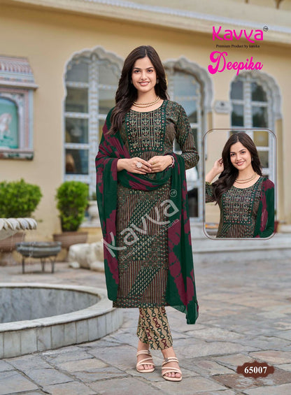 Deepika Vol 65 Kavya Capsule Readymade Pant Style Suits Exporter Ahmedabad