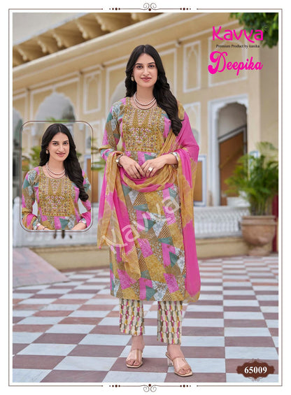 Deepika Vol 65 Kavya Capsule Readymade Pant Style Suits Exporter Ahmedabad