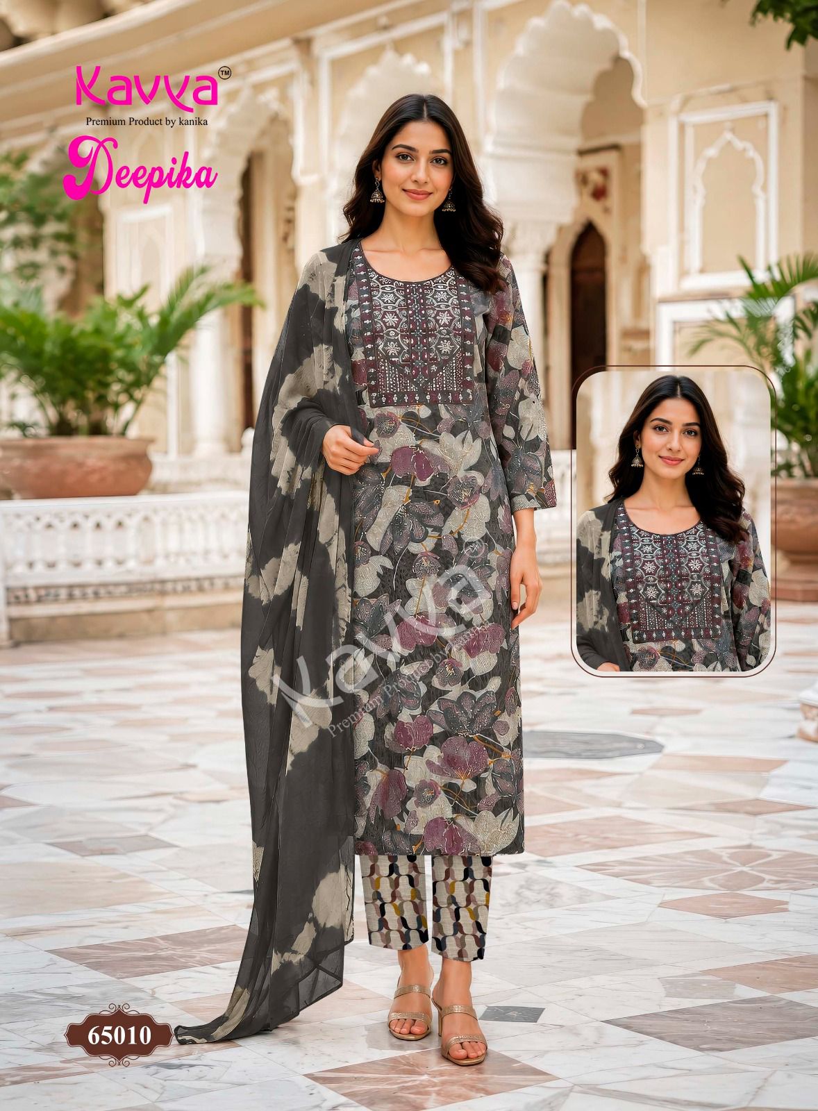 Deepika Vol 65 Kavya Capsule Readymade Pant Style Suits Exporter Ahmedabad