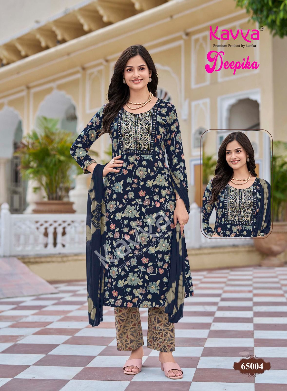 Deepika Vol 65 Kavya Capsule Readymade Pant Style Suits Exporter Ahmedabad