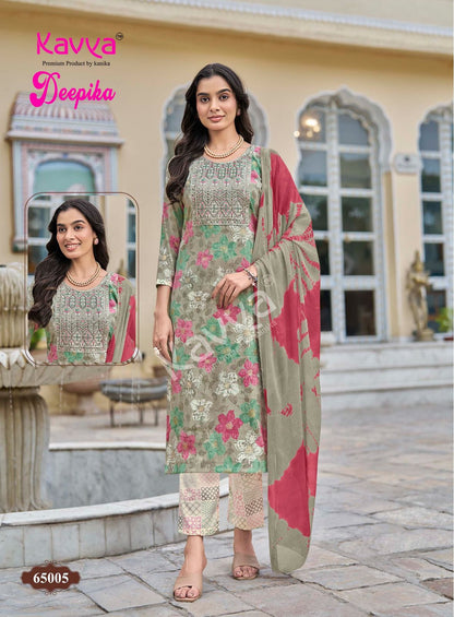 Deepika Vol 65 Kavya Capsule Readymade Pant Style Suits Exporter Ahmedabad