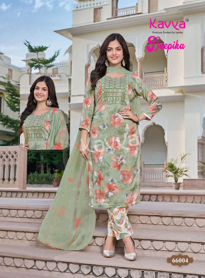 Deepika Vol 66 Kavya Capsule Readymade Pant Style Suits Exporter Gujarat