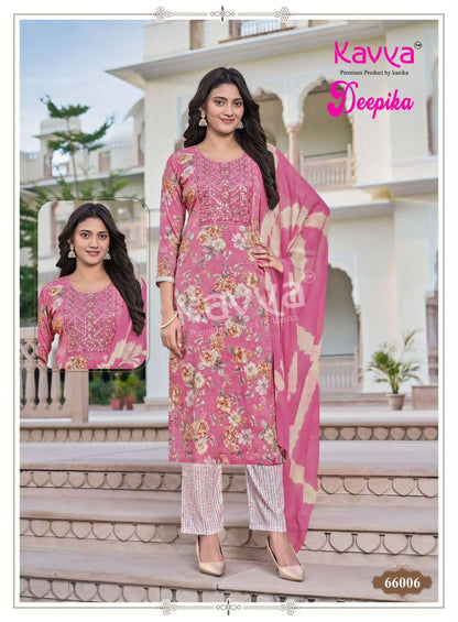 Deepika Vol 66 Kavya Capsule Readymade Pant Style Suits Exporter Gujarat