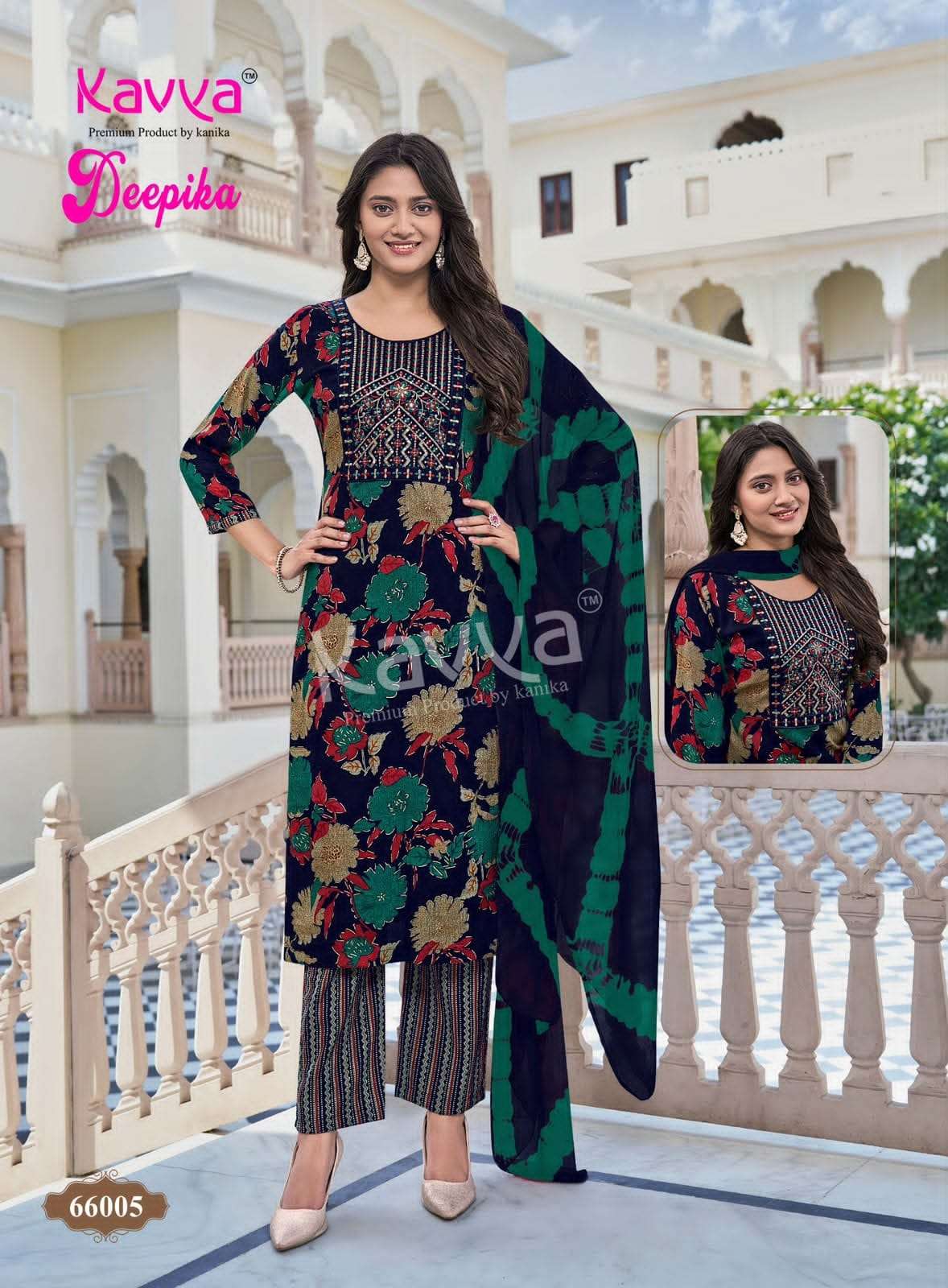 Deepika Vol 66 Kavya Capsule Readymade Pant Style Suits Exporter Gujarat