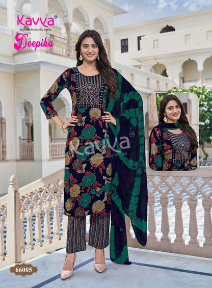 Deepika Vol 66 Kavya Capsule Readymade Pant Style Suits Exporter Gujarat