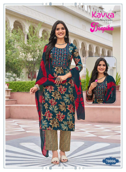 Deepika Vol 70 Kavya Capsule Readymade Pant Style Suits Wholesale Rate