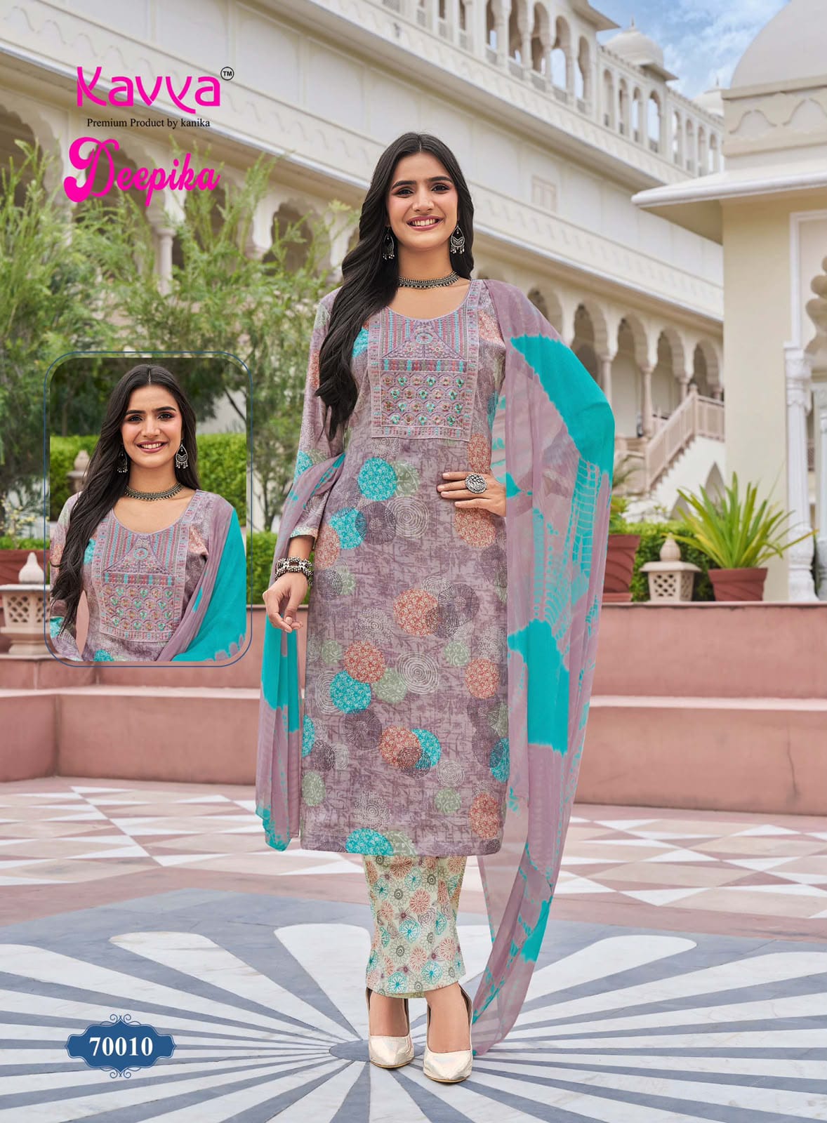 Deepika Vol 70 Kavya Capsule Readymade Pant Style Suits Wholesale Rate