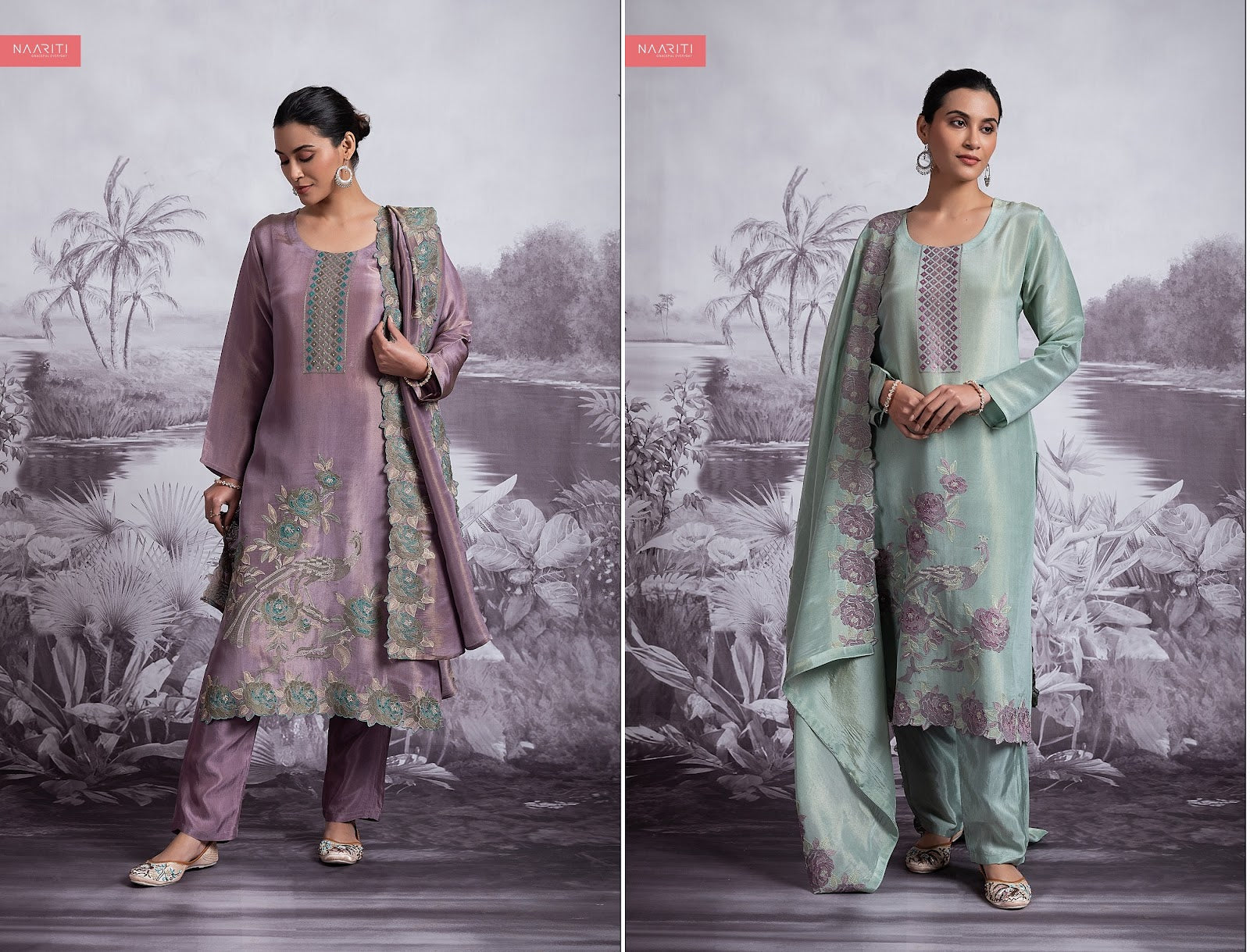 Deepsy Naariti Tissue Silk Pant Style Suits Manufacturer India