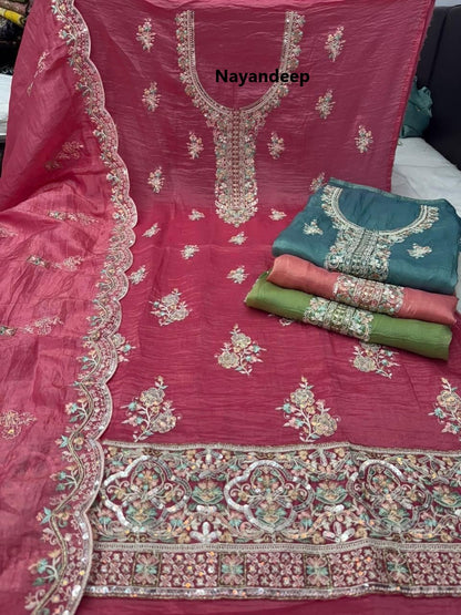 Deepti Nayandeep Crush Salwar Suits Wholesale Rate