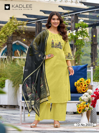 Deeva Kadlee Cotton Readymade Plazzo Style Suits Manufacturer Ahmedabad