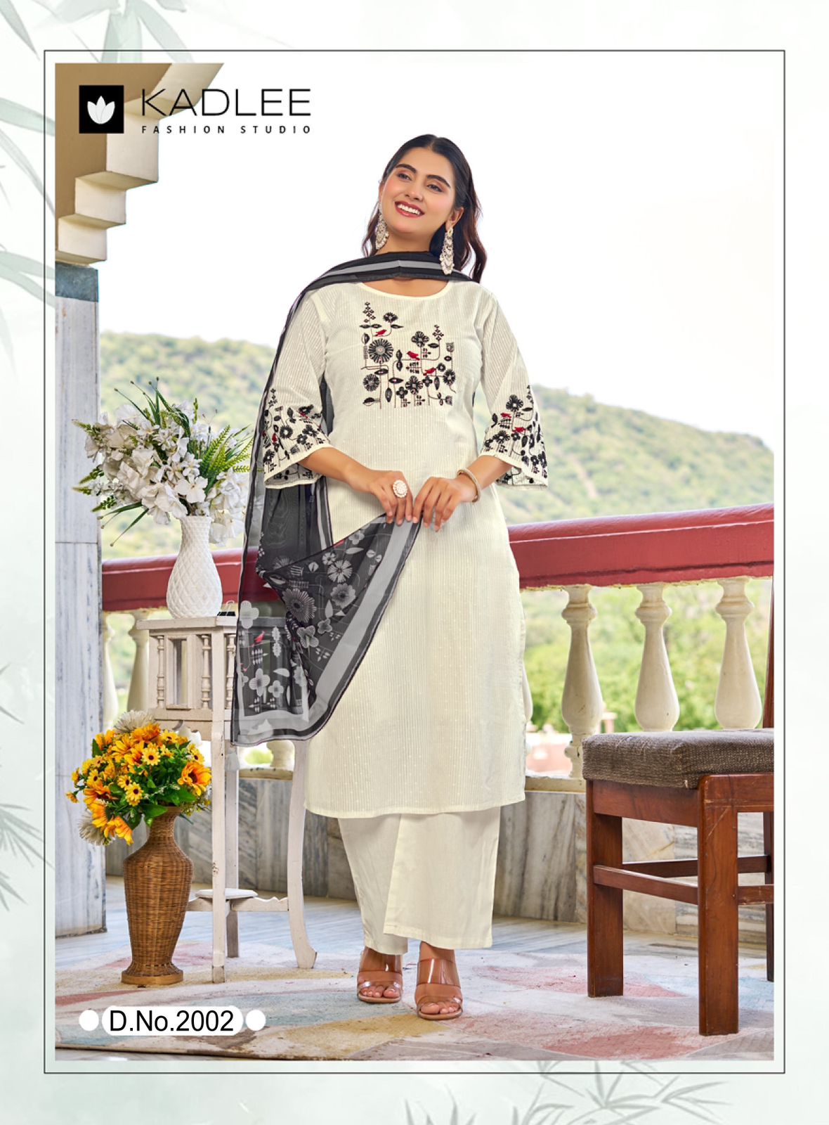 Deeva Kadlee Cotton Readymade Plazzo Style Suits Manufacturer Ahmedabad