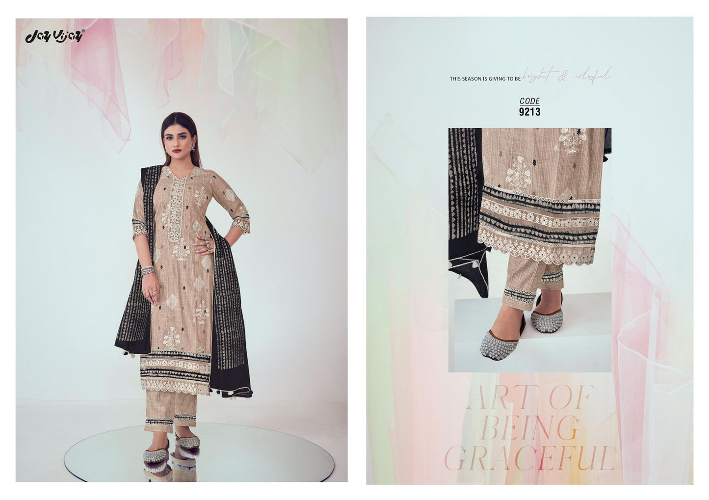 Deeva Musafir Vol 2 Jay Vijay South Cotton Pant Style Suits Exporter Gujarat