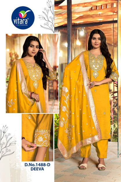 Deeva Vitara Vetican Readymade Pant Style Suits Supplier Gujarat