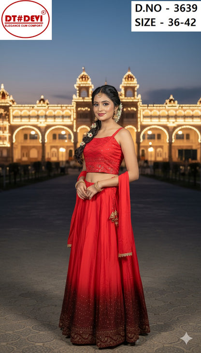 Deewaniyat Dn 3639 Dt Devi Georgette Readymade Girls Lehenga Choli Exporter Gujarat