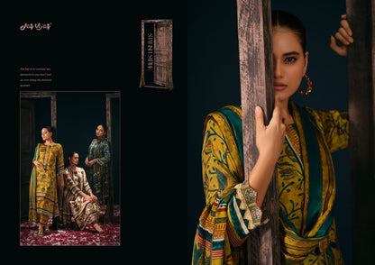 Dehleez Jay Vijay Satin Silk Pant Style Suits Wholesale