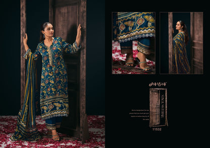 Dehleez Jay Vijay Satin Silk Pant Style Suits Wholesale