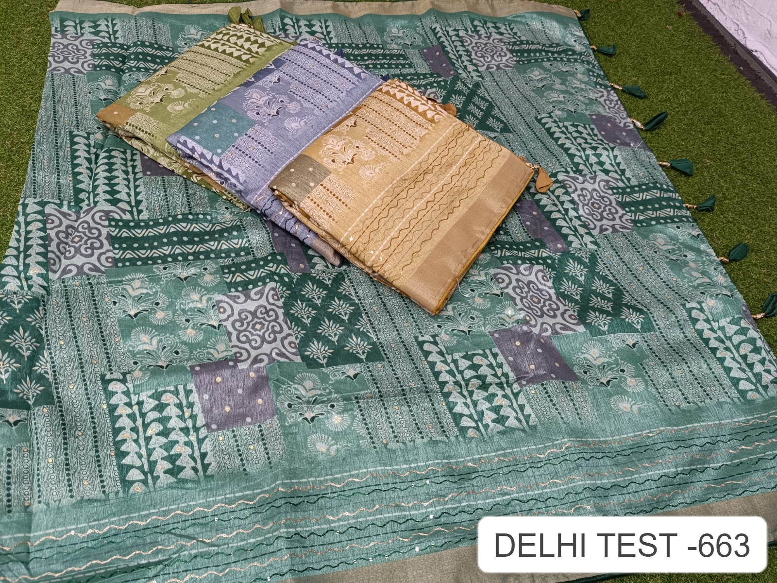Delhi Test 663 Kalpveli Cotton Sarees