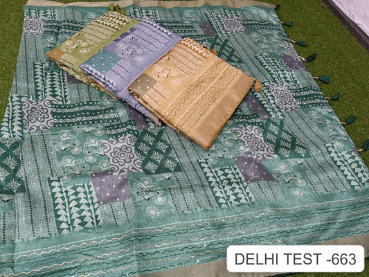 Delhi Test 663 Kalpveli Cotton Sarees