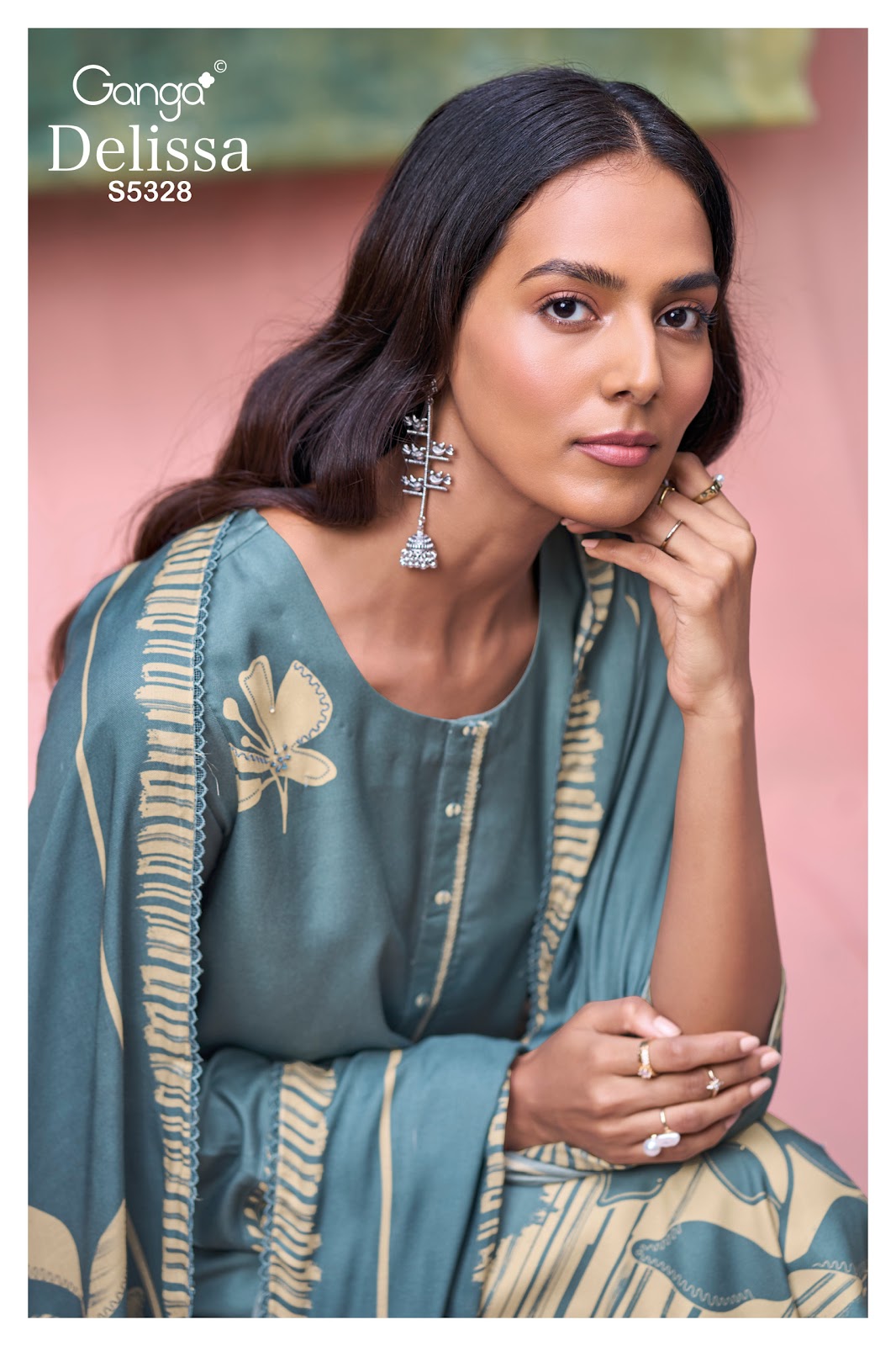 Delissa S5328 Ganga Wool Pashmina Suits Manufacturer Gujarat