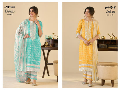 Deliza Jay Vijay Cotton Pant Style Suits Supplier Ahmedabad