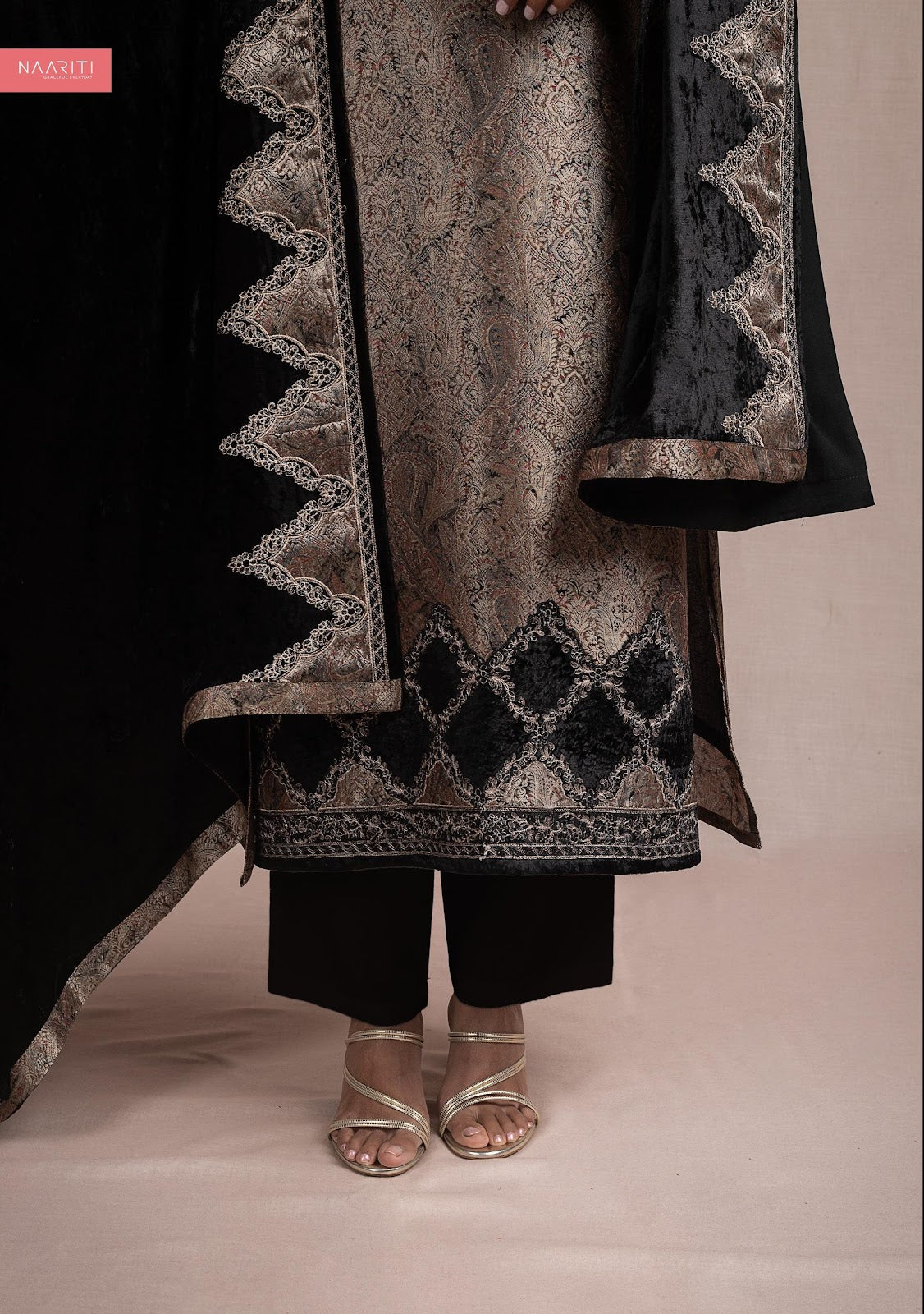 Delsa Naariti Velvet Suits Exporter Gujarat