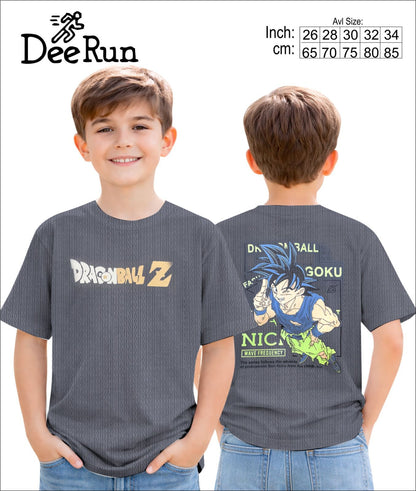 Delux 260126 Dee Run Jacquard Boys Tshirt Manufacturer Ahmedabad
