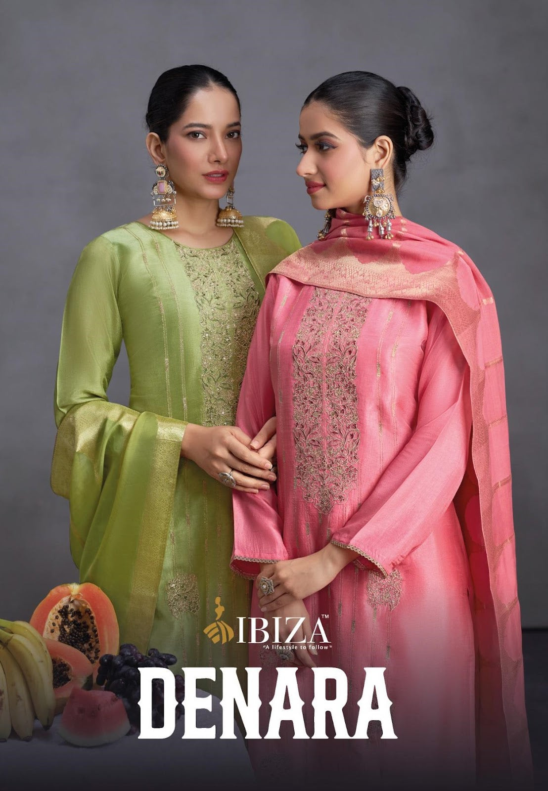 Denara Ibiza Pure Russian Pant Style Suits Manufacturer Gujarat