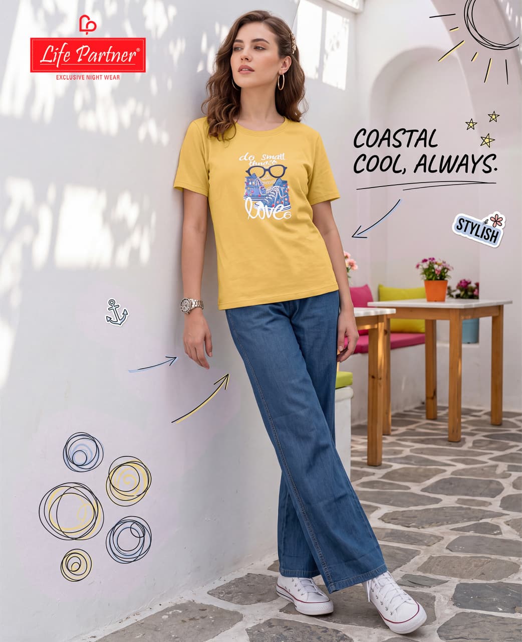 Denim 241026 Life Partner Sinker Co Ord Set Wholesaler India